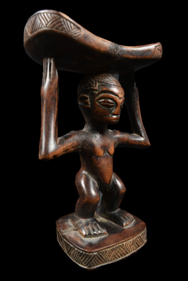 Neck rest - Wood - Luba - Congo DRC