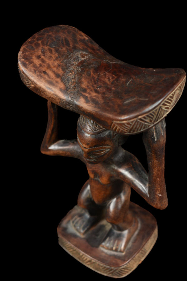 Neck rest - Wood - Luba - Congo DRC