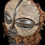 Mask - Wood, Raphia - Luba - DR Congo