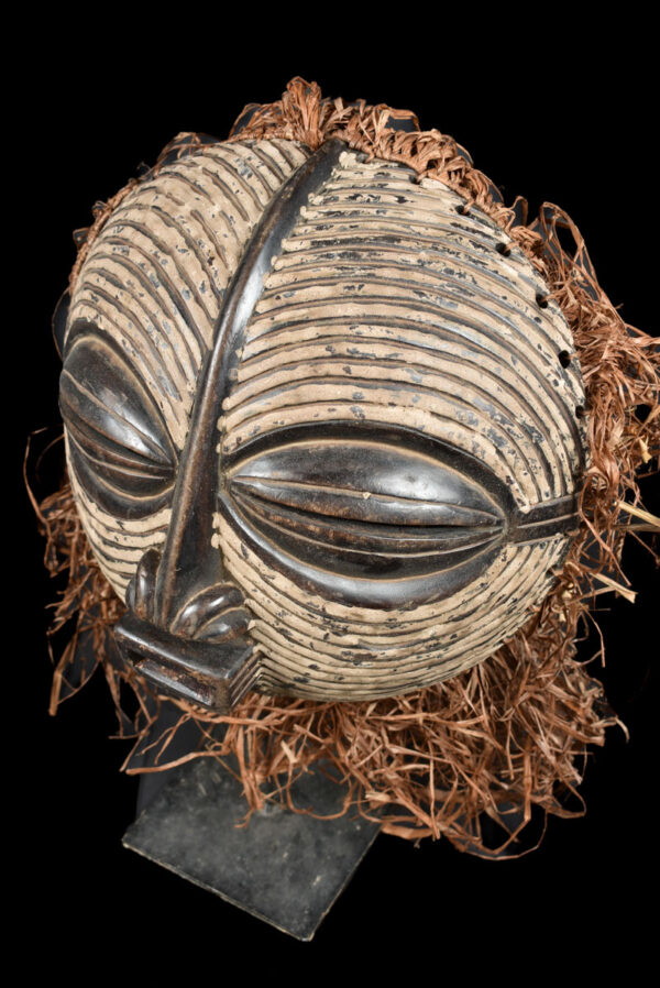 Mask - Wood, Raphia - Luba - DR Congo