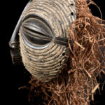 Mask - Wood, Raphia - Luba - DR Congo