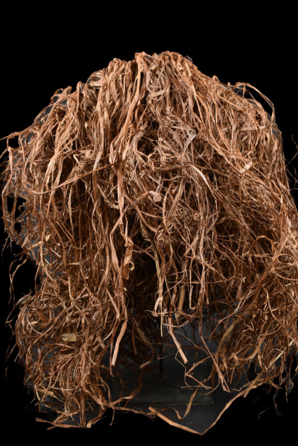Mask - Wood, Raphia - Luba - DR Congo