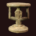 Stool - Wood - Luba - DR Congo