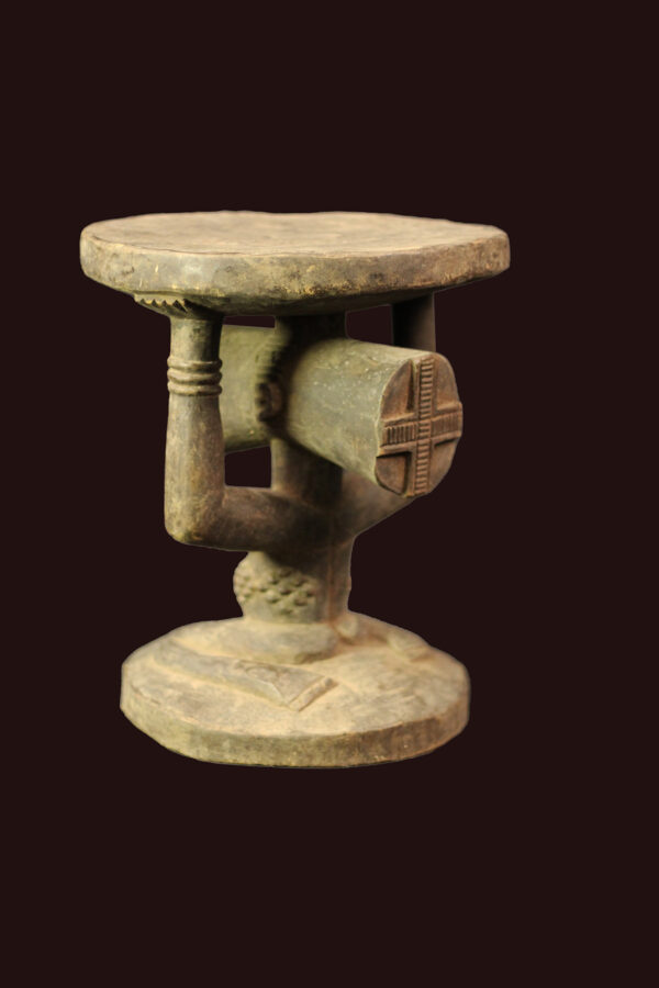 Stool - Wood - Luba - DR Congo