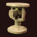 Stool - Wood - Luba - DR Congo