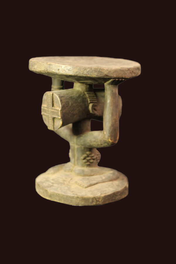 Stool - Wood - Luba - DR Congo