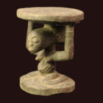 Stool - Wood - Luba - DR Congo