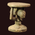 Stool - Wood - Luba - DR Congo