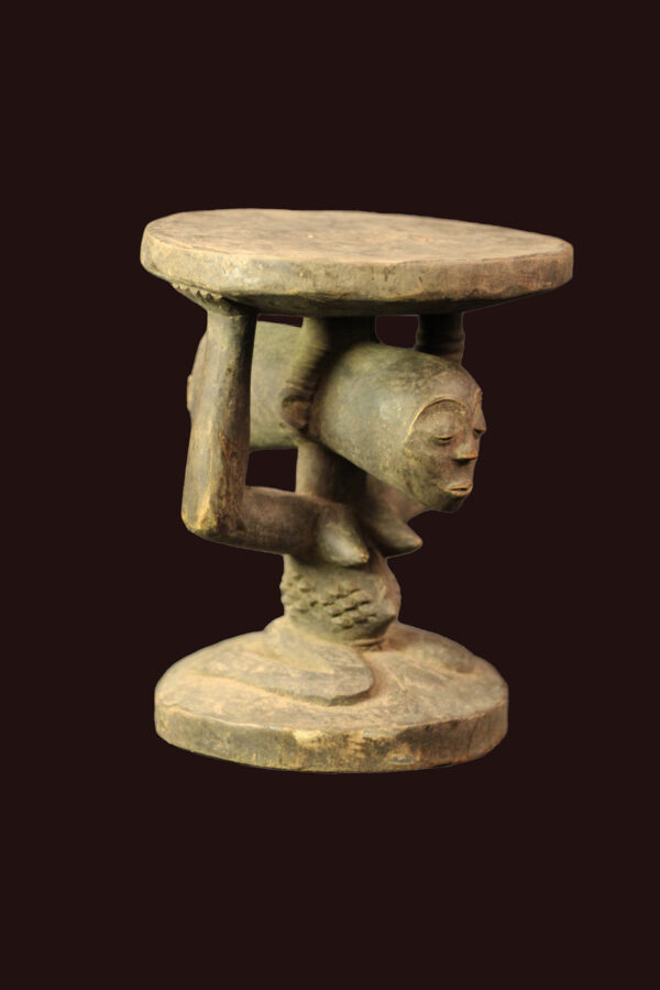 Stool - Wood - Luba - DR Congo