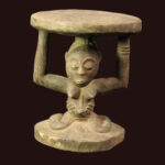 Stool - Wood - Luba - DR Congo
