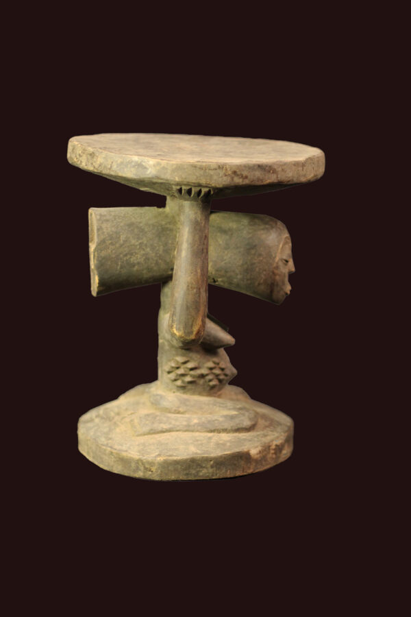 Stool - Wood - Luba - DR Congo