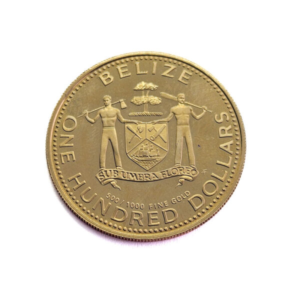 Belize 100 Dollars 1980 Orchids