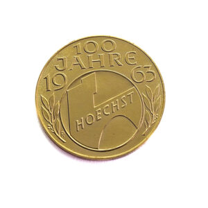Germany Medal 1963 100th Anniversary of Farbwerke Hoechst AG