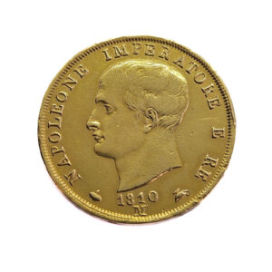 Italy 40 Lire 1810-M Napoleon