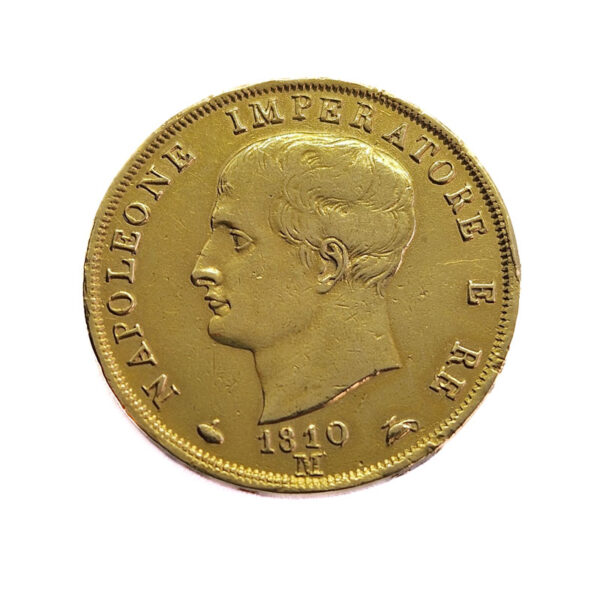 Italy 40 Lire 1810-M Napoleon