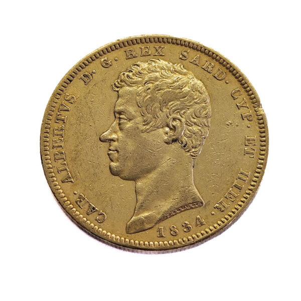 Italy, Sardinia 100 Lire 1834 P Carlo Alberto