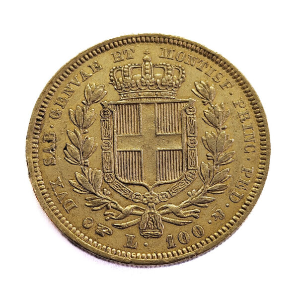 Italy, Sardinia 100 Lire 1834 P Carlo Alberto
