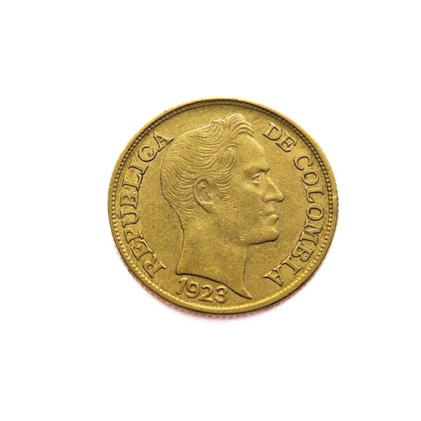 Colombia 5 Peso 1923 Simon Bolivar