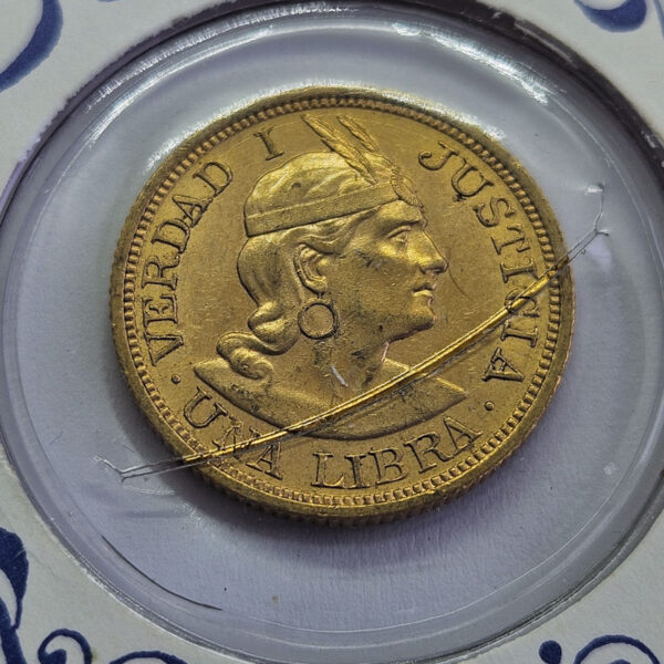 Peru 1 Libra 1918