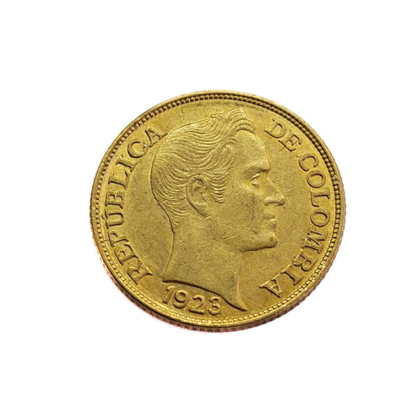 Colombia 5 Peso 1923 Simon Bolivar