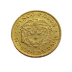 Colombia 5 Peso 1923 Simon Bolivar