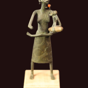 Maternity figure - Bronze - Fon - Benin