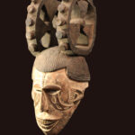 Mask - Wood - Agbogho Mmwo - Igbo / Ibo - Nigeria