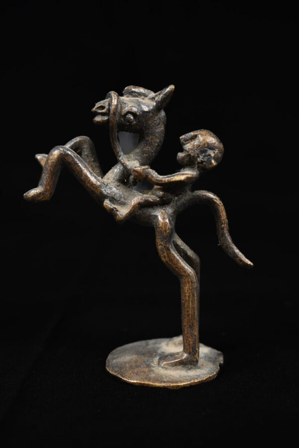 Equestrian Figure - Bronze - Dogon - Mali