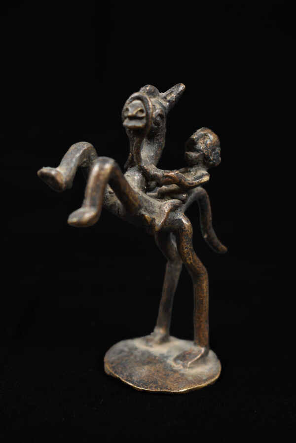 Equestrian Figure - Bronze - Dogon - Mali