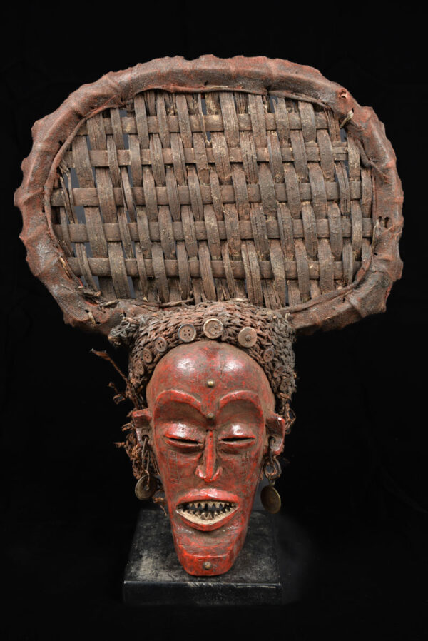 Chihongo Mask - Wood - Chokwe - DR Congo