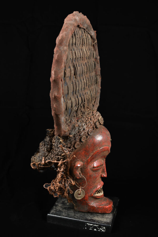 Chihongo Mask - Wood - Chokwe - DR Congo