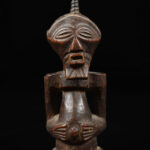 Power Figure - Wood, Horn - Songye - Congo