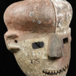 Mbangu distorted mask - Wood - Pende - Congo