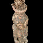 Initiation Statue - Wood, Feathers - Metoko - Congo