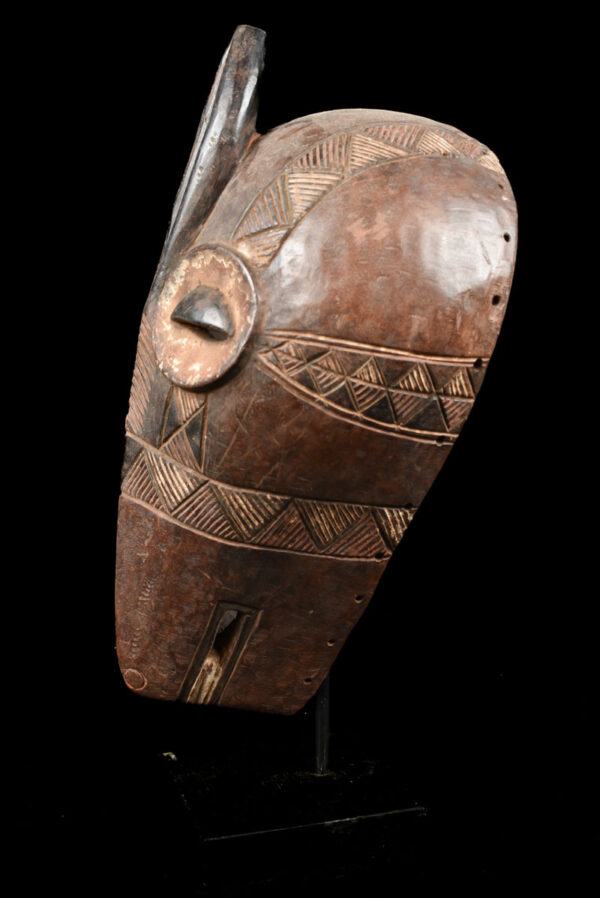 Initiation mask - Wood - Bembe - DR Congo