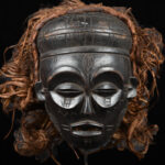 Mask - Wood, Raphia - Chokwe - Congo DRC
