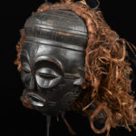 Mask - Wood, Raphia - Chokwe - Congo DRC