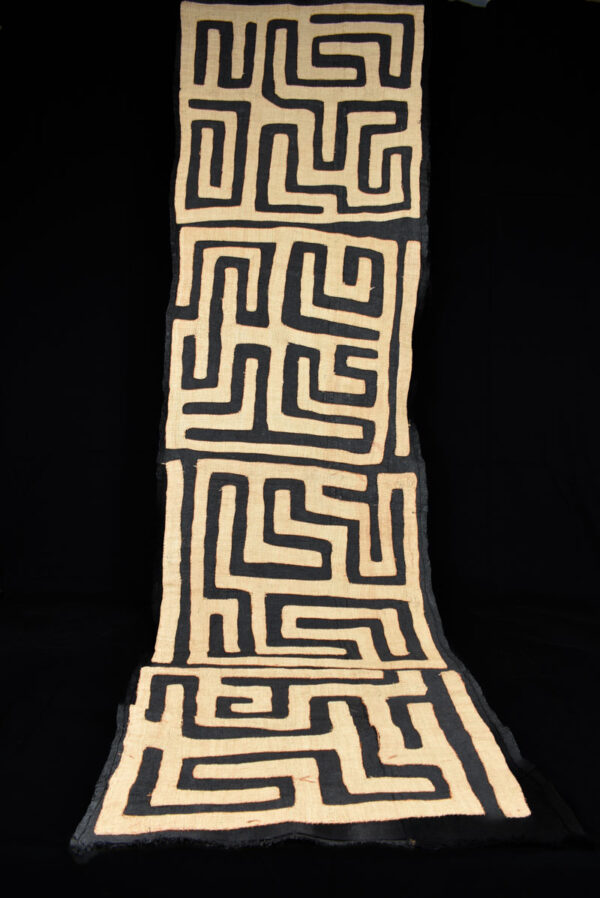 Textile - Cloth - Shoowa-Kuba - DR Congo 320 cm