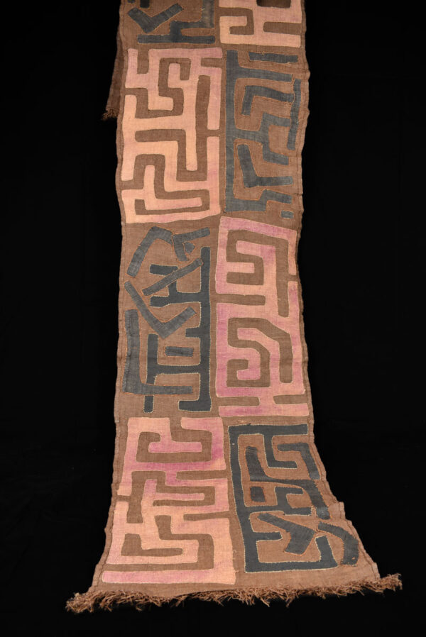 Textile - Cloth - Shoowa-Kuba - DR Congo 290 cm
