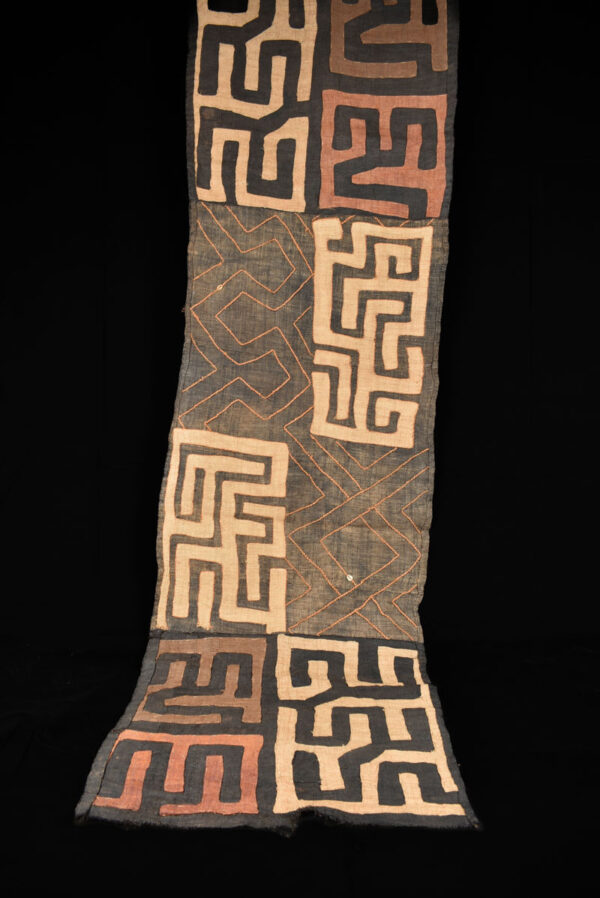 Textile - Cloth - Shoowa-Kuba - DR Congo 320 cm