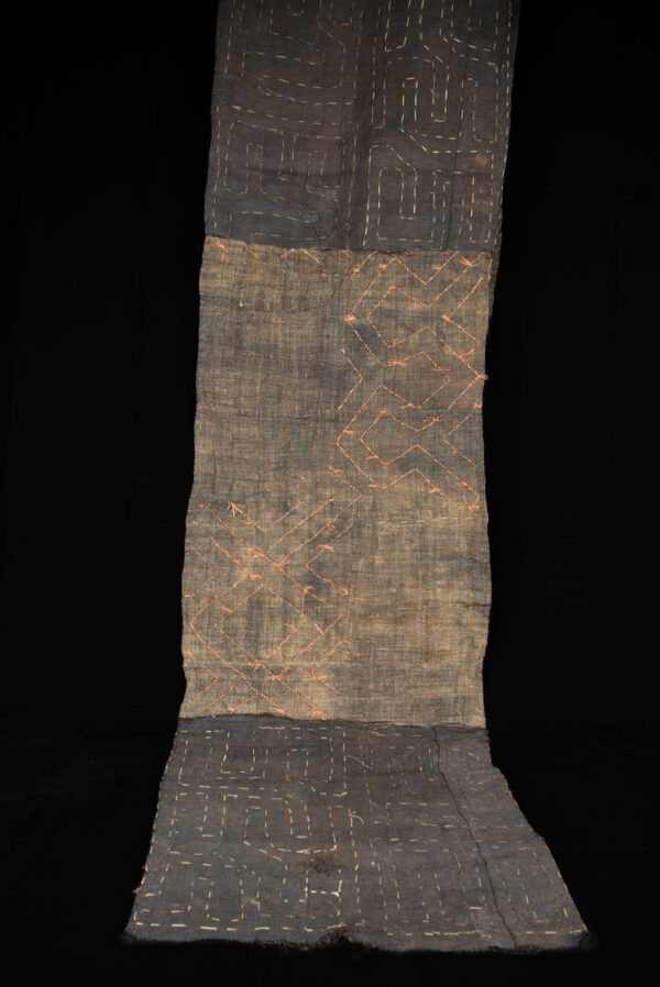 Textile - Cloth - Shoowa-Kuba - DR Congo 320 cm