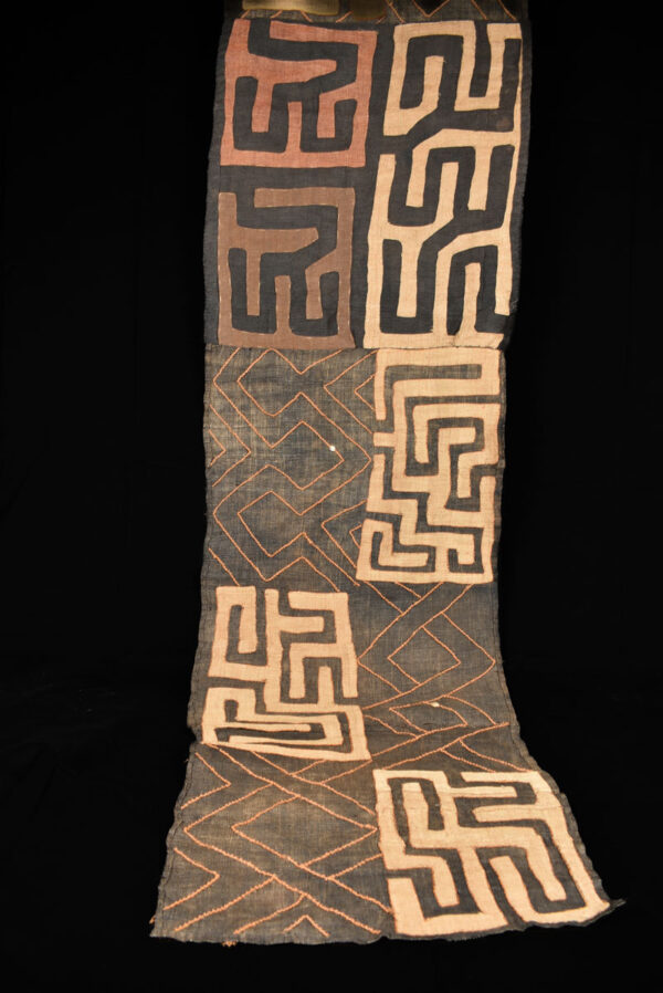 Textile - Cloth - Shoowa-Kuba - DR Congo 320 cm