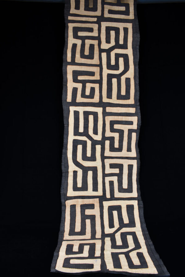Textile - Cloth - Shoowa-Kuba - DR Congo 260 cm
