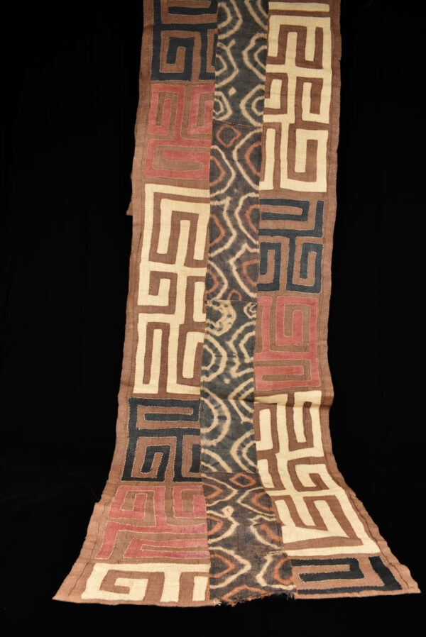 Textile - Cloth - Shoowa-Kuba - DR Congo 320 cm