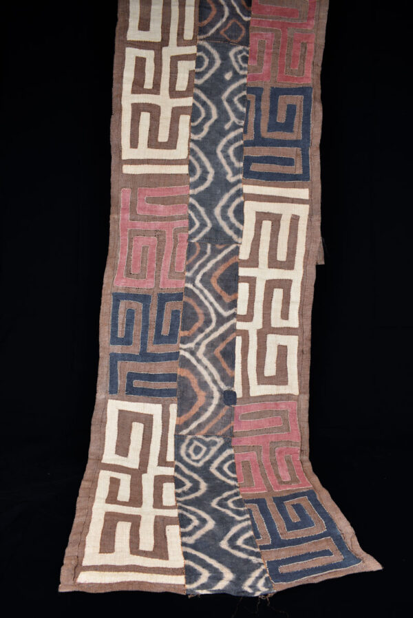 Textile - Cloth - Shoowa-Kuba - DR Congo 320 cm