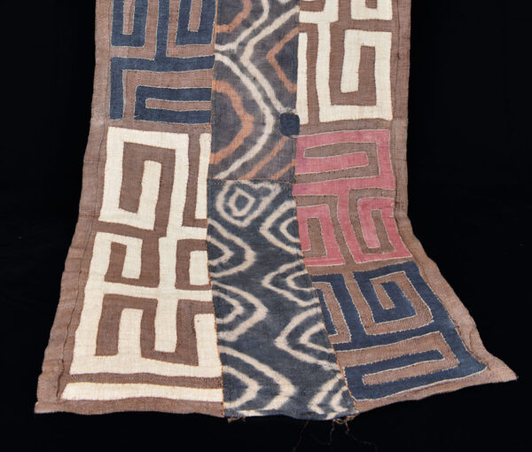 Textile - Cloth - Shoowa-Kuba - DR Congo 320 cm