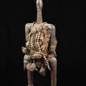 Fertility Doll - Wood, Shells, Beads - Namji - Cameroon