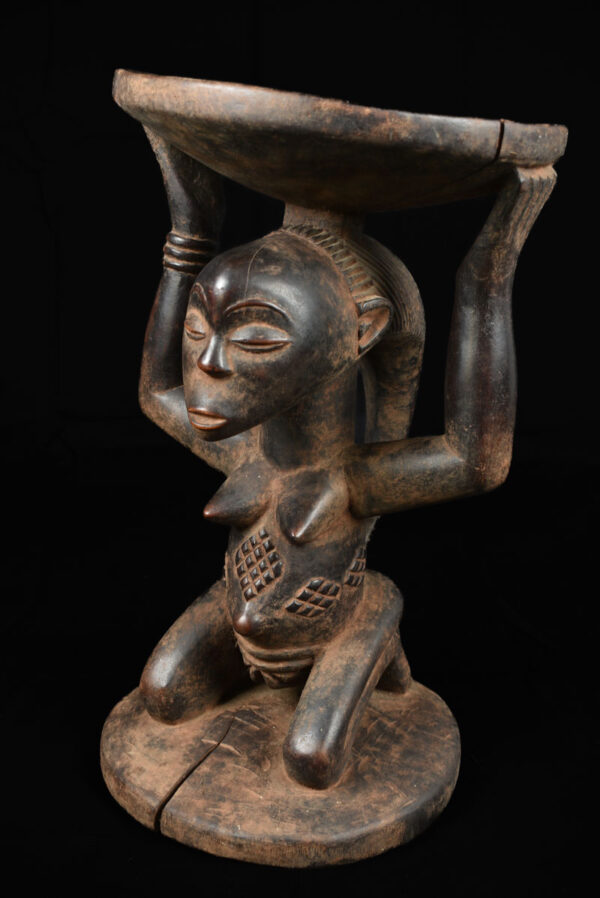 Stool - Wood - Luba - DR Congo