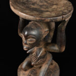Stool - Wood - Luba - DR Congo
