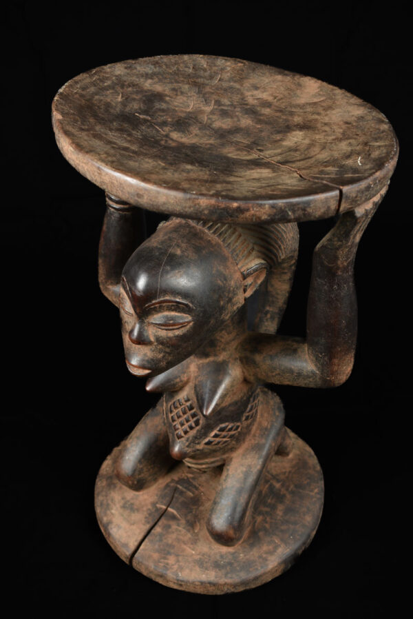 Stool - Wood - Luba - DR Congo